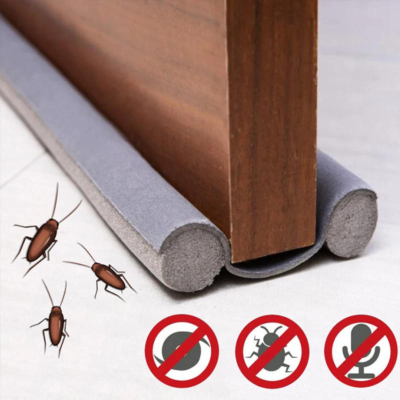 Description Picture 2 of itemDouble Side Door Bottom Seal Strip Flexible Wind Noise Reduction Stopper Under Door Sealing Blocker Guard Sealer Prevent Insects