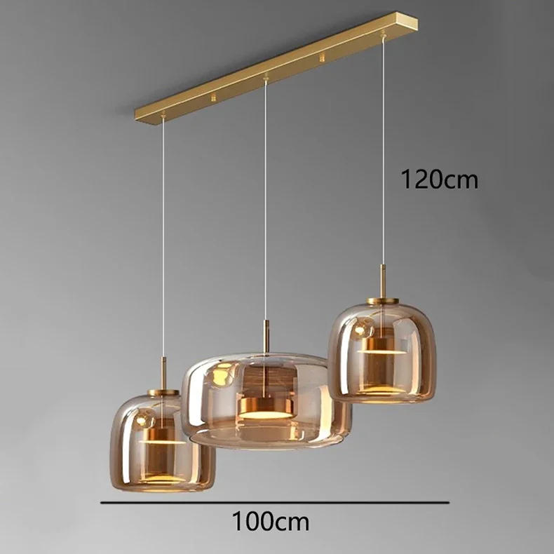 Description Picture 4 of itemKitchen Island Pendant Lighting Modern Ceiling Lamp Crystal Chandelier Balcony Corridor Simple Lantern Hanging Fixture for Home