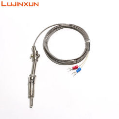 LUJINXUN K-E type Compression Spring Thermocouple M12 Screw Thermal Resistance WRNT-01 Temperature Control Probe 5x30mm 1pc