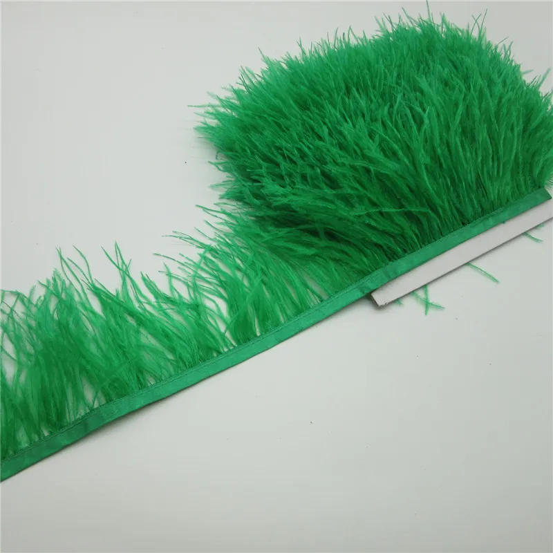 Description Picture 4 of item10 Yards 8-10CM Ostrich Feather Trim Fringe for DIY Dress Sewing Crafts Costumes Decoration Feathers Trims