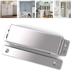 Magnetic Catch Latch Door Lock Strong Heavy Duty Cabinet Magnet Kitchen Latch Catch With Screws Furniture Stopper Hardware