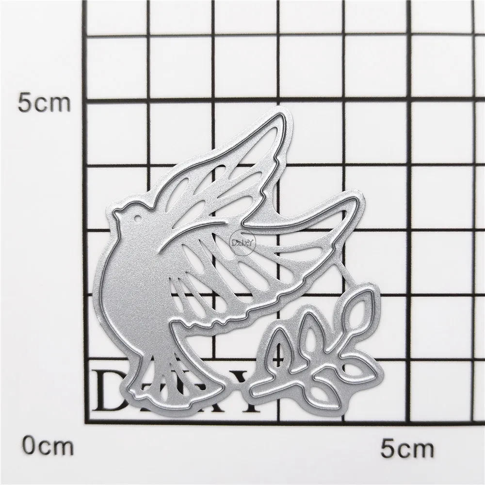 Description Picture 5 of itemDzIxY Pigeon Leaf Metal Cutting Dies for Card Making Paper Embossing Die Cuts Sets Album Crafts 2023 New Templates Stencils