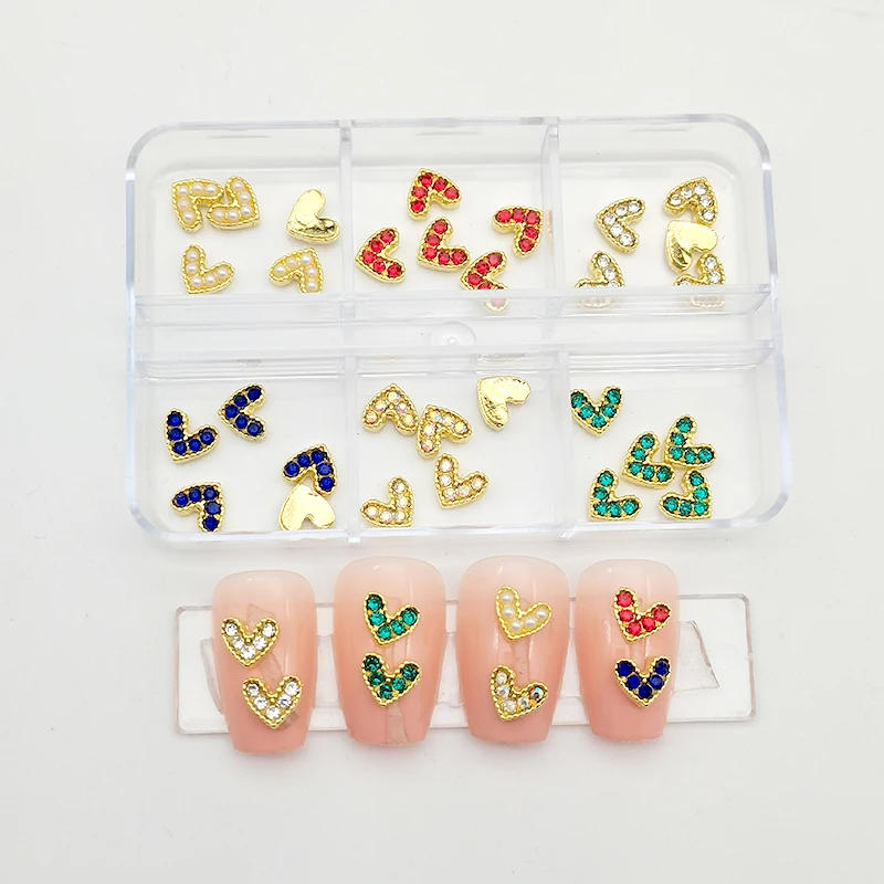 Description Picture 2 of item30pcs Crystal Nail Rhinestones Magic Wand Warriors Heart Planet Nail Charms Jewelry Parts Gems Nail Art Decorations Accessories