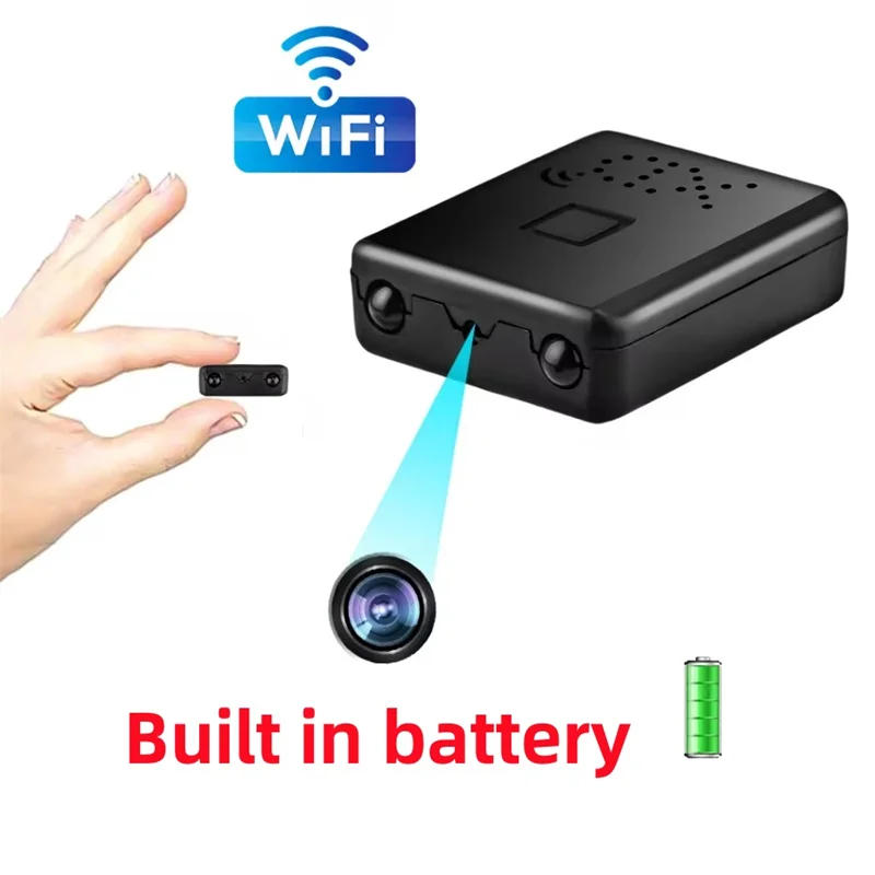 Description Picture 4 of item1080P HD WiFi Camera Mini Cam Built in Battery Home Security Mini Camcorder Video Recorder Max Support 32G SD Card