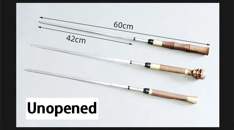 Description Picture 4 of itemLightweight Sword Umbrella Long Handle Detachable Walking Stick Umbrellas Male Defend Oneself Umbrella Household Rain Gear