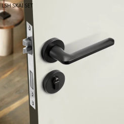Modern Bedroom Safety Door Locks Indoor Mute Split Lock Zinc Alloy Door Handle Mechanical Lock Home Hardware Accessories