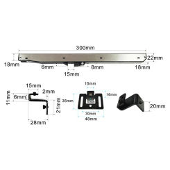 Soft Close Mechanism Soft Close USER-FRIENDLY Close Mechanism For Sliding Barn Door Hardware One-way Operation