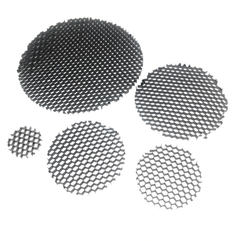 Description Picture 3 of item5pcs LED Soft Light Shade Hood Downlight Spotlight Black Round Honeycomb Mesh Cover Anti-glare Anti-dazzling Light Aluminum