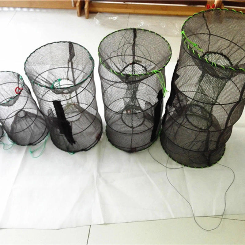 Description Picture 5 of itemFishing Net Mesh Fish Cage Foldable Reusable Fishing Nets Universal for All Types Fish