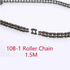 10B-1 Roller Chain / Chain Links Connector Industrial Transmission Chain Pitch 15.875mm for 10B Sprocket 1.5 Meters