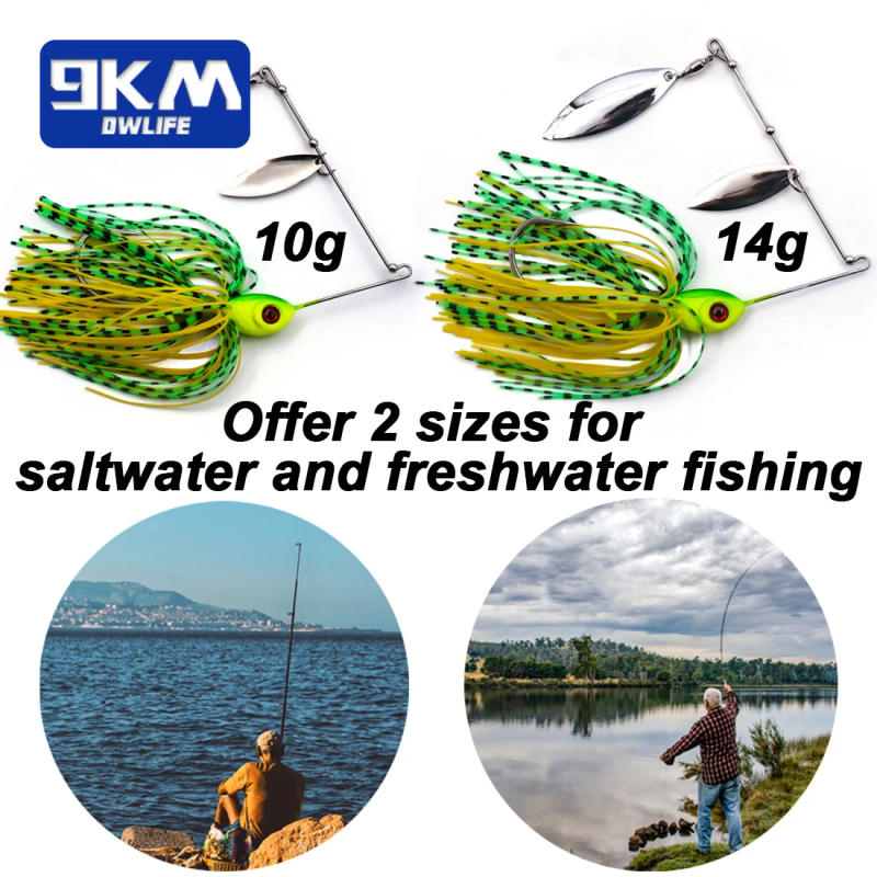 Description Picture 6 of itemJig Fishing Lures Bass Lure Freshwater Swim Baits for Bass Fishing Lure Swimbait Jig Lure Striper Trout Salmon Fishing Buzzbait