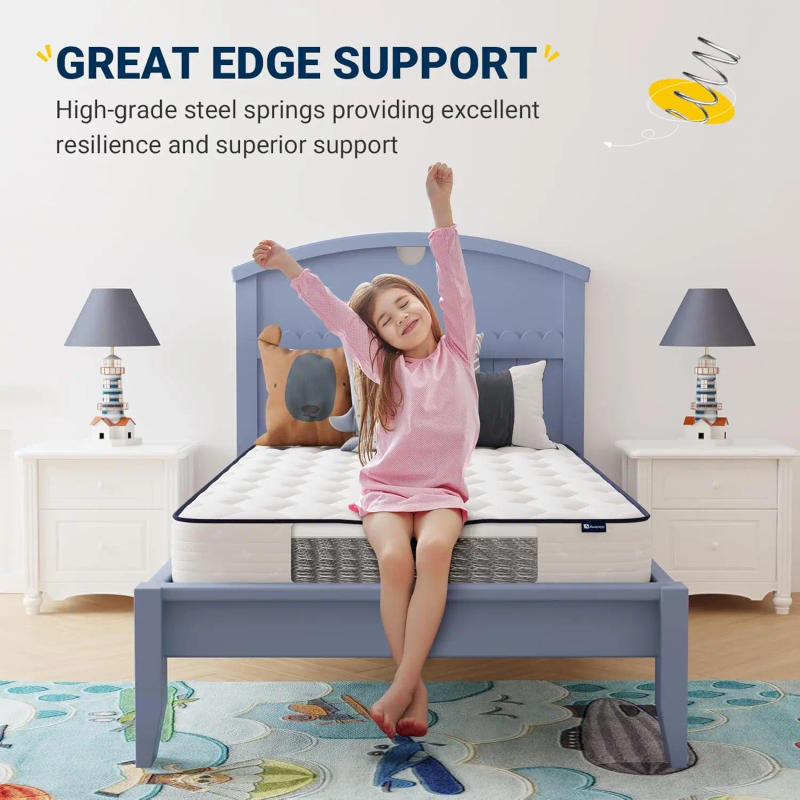 Description Picture 4 of item6 Inch Twin Mattress, Twin Bed Mattress in a Box, Medium Soft, Breathable Fabric Cover & Adaptive Suppor