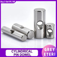 Cross Hole Barrel Nut 304 Stainless Steel Bolts Cylindrical Pin Dowel Hammer Embedded Nut for Wood Furniture Accessories M4 M5M6