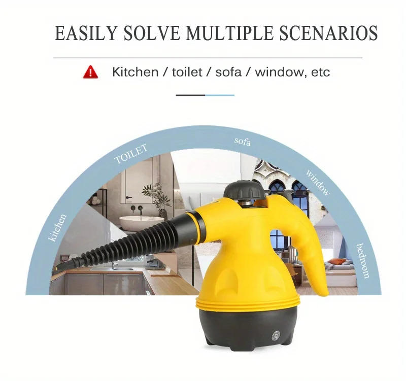 Description Picture 5 of itemHand-held High Temperature Steam Cleaner for Kitchen Range Hood Cleaning Home Bathroom, Car Cleaning Tools