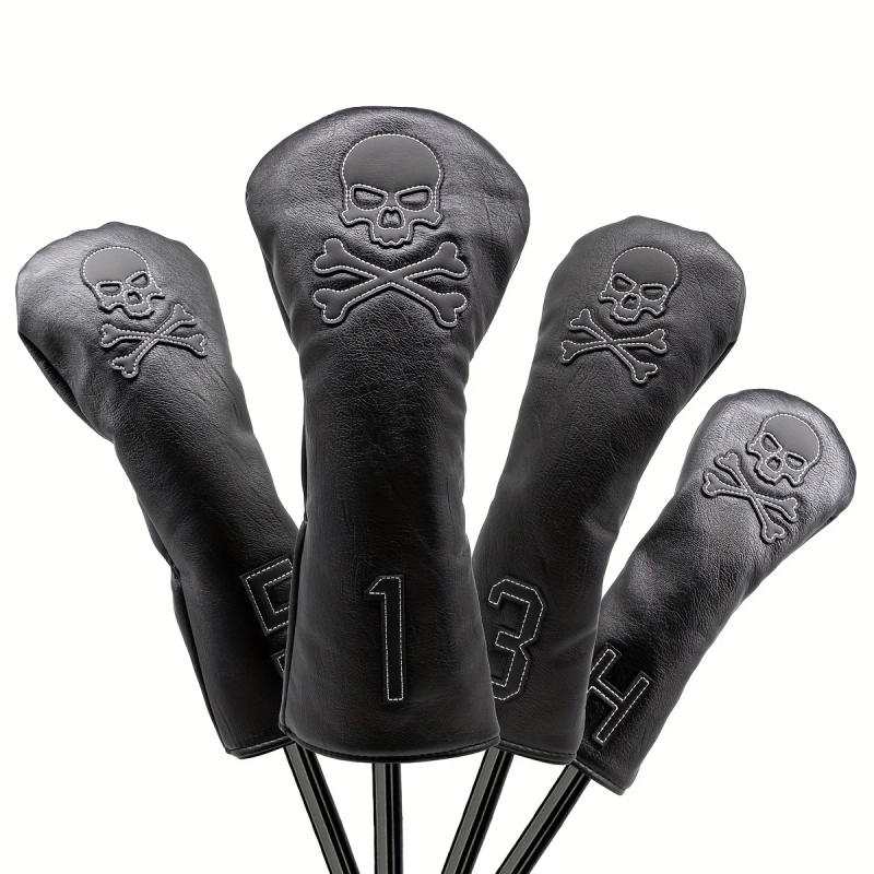 Description Picture 3 of itemFashionable Skull Pattern Golf Club Headcover, For No. 1 No. 3 No. 5 No. H Club