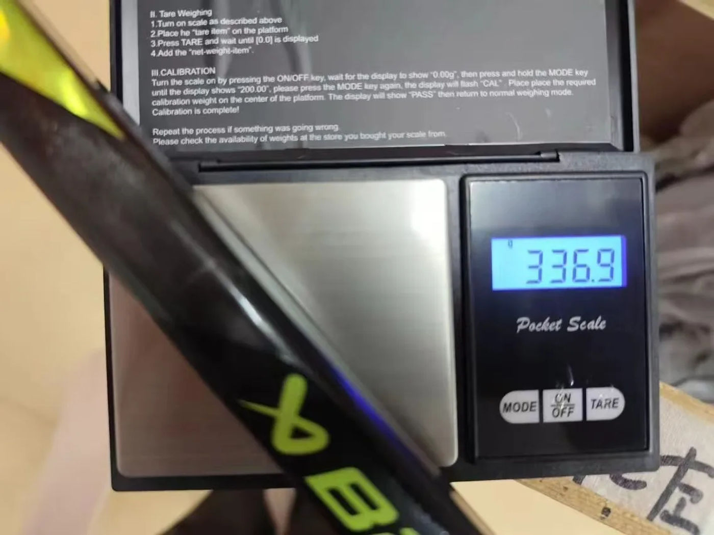 Description Picture 2 of item[4-PACK][SR]Boron Ice Hockey Sticks Agent 350g  Weight Super Light Blank Carbn Fiber P92 P28 P29  tape Free Shipping
