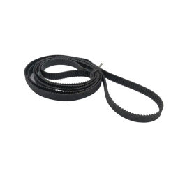 S2M 128 Synchronous Belt S2M-8 Closed-loop Rubber Timing Belts Width 5mm 6mm 12mm STD Black Timing Belt Length 128mm