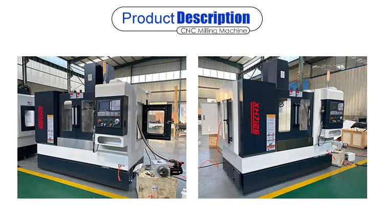 Description Picture 4 of itemHot selling products 2023 XH7126 hobby vertical metal taiwan 3 axis cnc milling machine  for sale