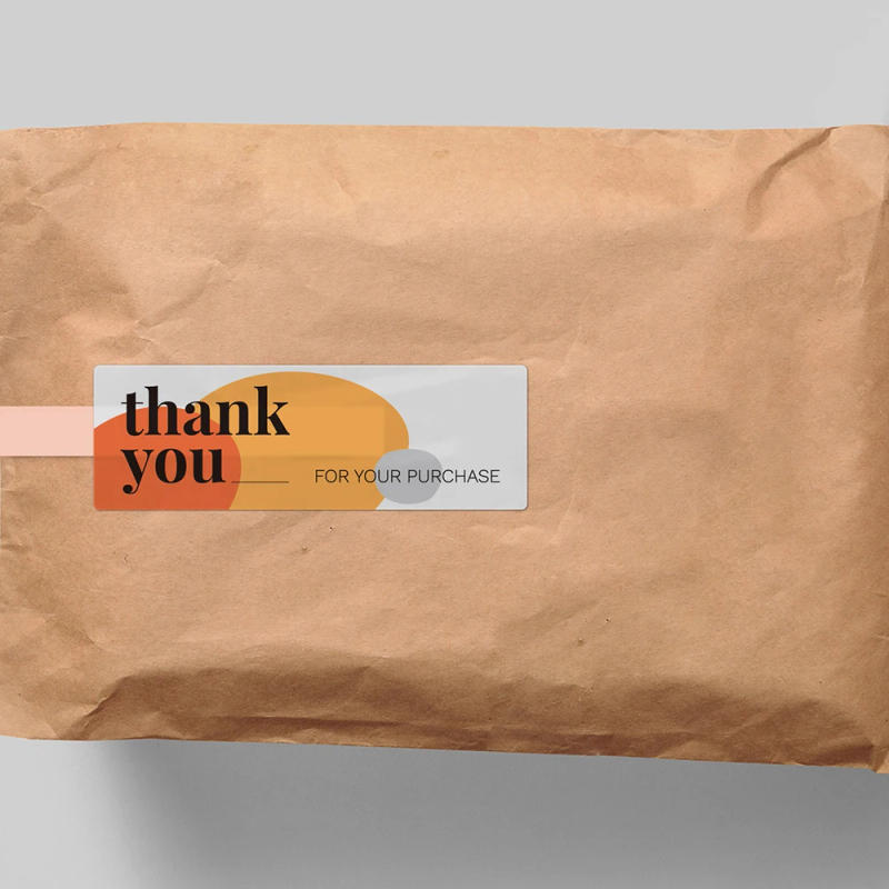 Description Picture 5 of item120Pcs/roll 7.5*2.5cm Thank You For Your Purchase Stickers For Supporting My Small Business Gift Package Decor Sealing Labels