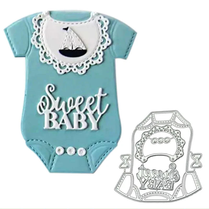 Description Picture 2 of itemBaby Clothes Cutting Dies Embossing Handicrafts Mold Scrapbook Paper Craft Knife Mould Blade Punch Stencils Dies