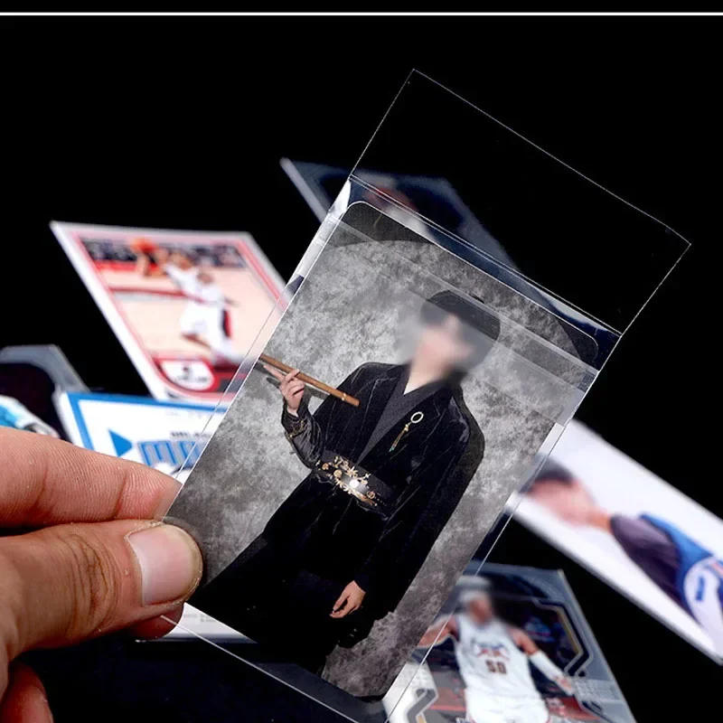 Description Picture 5 of item100pcs/set Various Sizes Transparent Card Sleeves Magic Card Game Tarot Poker Cards Protector Board Game Card Sleeves