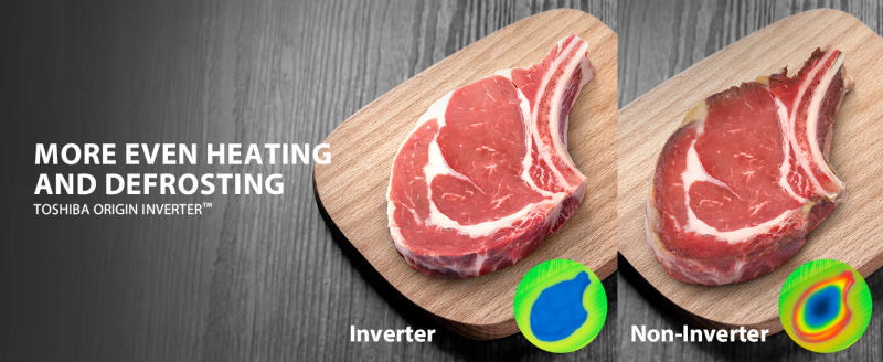 Description Picture 3 of itemTOSHIBA Countertop Microwave Oven Air Fryer Combo 1.0 cu.ft Inverter Convection Broil Speedy Combi Even Defrost Humidity Sensor