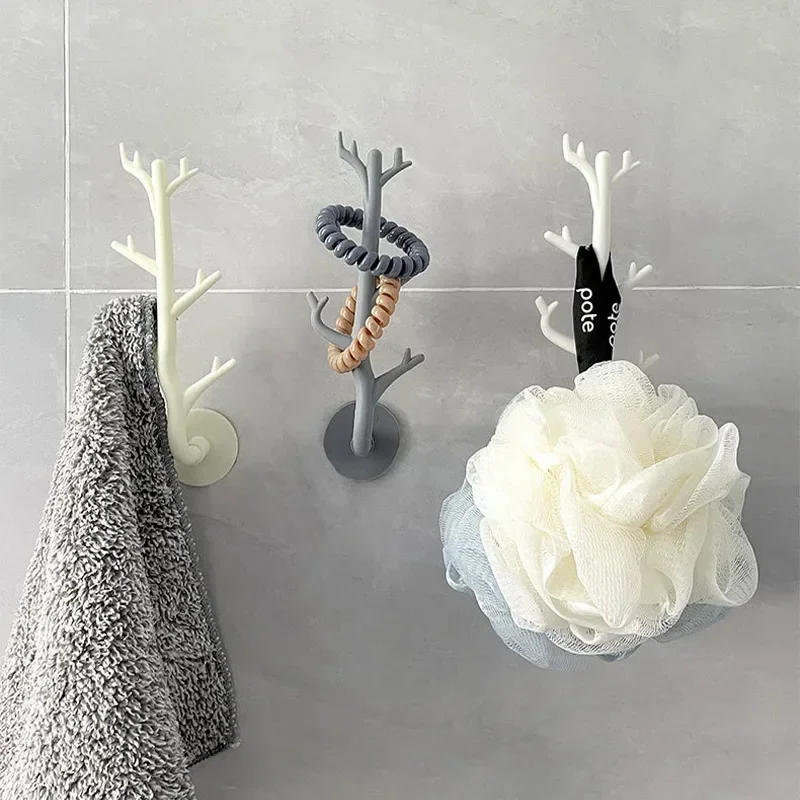Description Picture 4 of itemTree Branch Hook Wall Decor Key Holder Organizer Storage Sticky Hooks Coat Rack Hanger Home Decorative Hooks Home Storage N