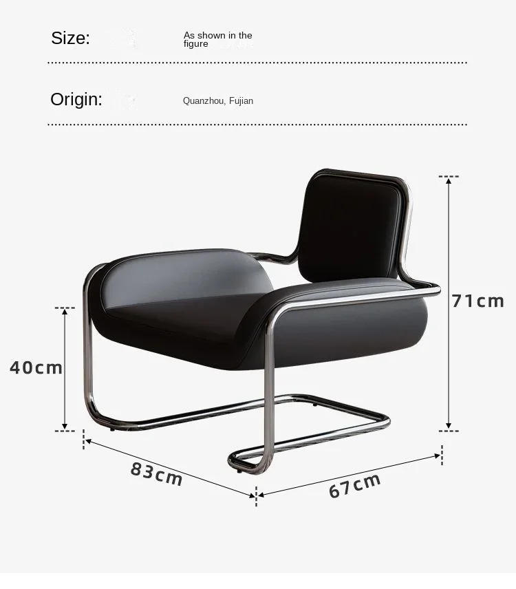 Description Picture 3 of itemMiddle Ancient Nordic Design Stainless Steel Dining Chair Furniture Lounge Home Chairs Sofa Armchair Sillas Comedor Living Room