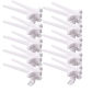 10pcs White