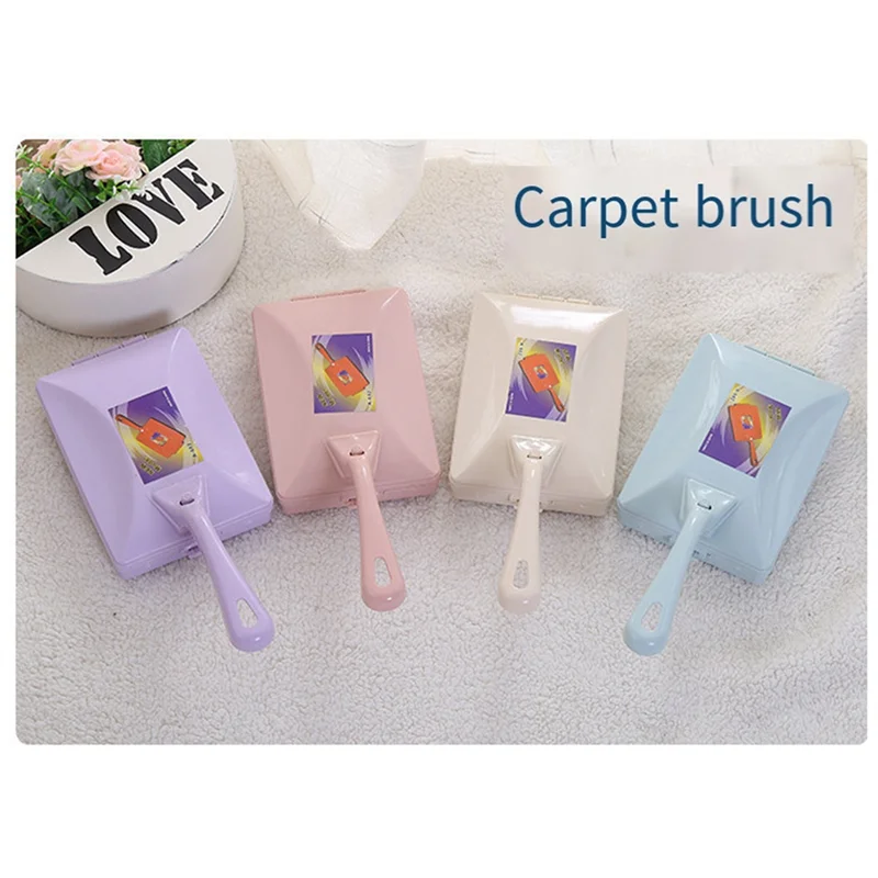 Description Picture 6 of itemB89B-4 Pcs Manual Crumb Cleaner Handheld Double Roller Sweepers For Home Bedroom Office Carpet Debris