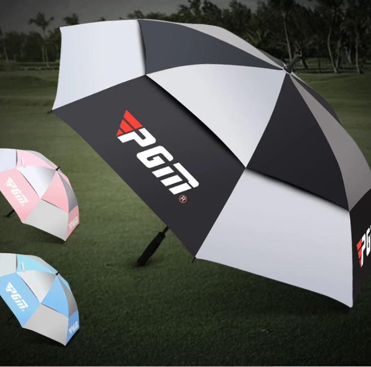 Description Picture 2 of itemPGM Golf Umbrella Double-layer Wear-resistant Rain-proof Sunscreen Fiberglass Material Spring and Summer Automatic Manual YS003