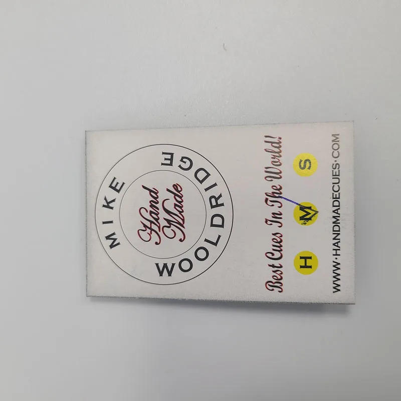 Description Picture 5 of item5pcs 10mm Blue snooker cue tips Mike Wooldridge tips Pool Black 8 ball arm cue tips Billiard accessories