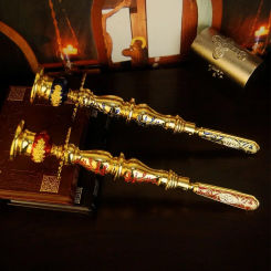 Orthodox Candle Religion Handhold Candle Holder Church Decor Single Candlestick Orthodox Church Supplies Religious  Accessory