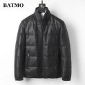 2022 new arrival natural sheepskin 90% white goose down jackets men,Genuine leather coat, BM80Z22136