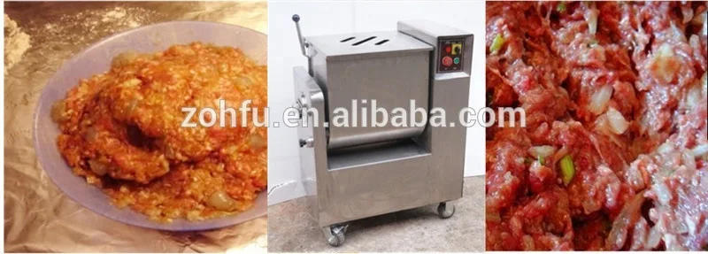 Description Picture 3 of itemCommercial Electric Stainless Steel Industrial Meat Blender Food Powder Mix Vegetable Sausage Meat Mixer Mixing Machine