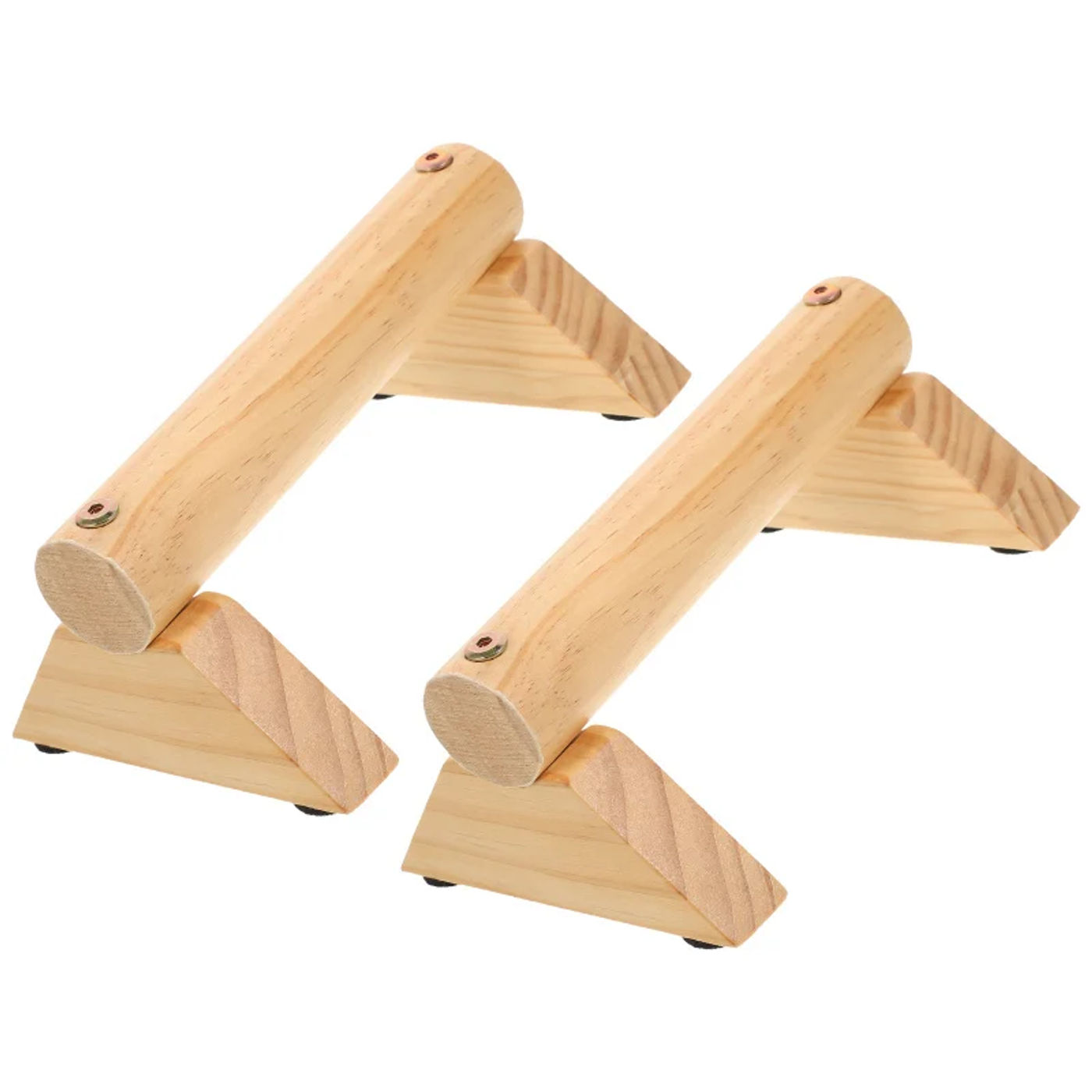 Description Picture 4 of item1 Pair Wooden Push-Up Bar Stands Gym Push Exercise Push-Up Ups Rack Board Fitness Body Building Training Handstand Parallel Rod