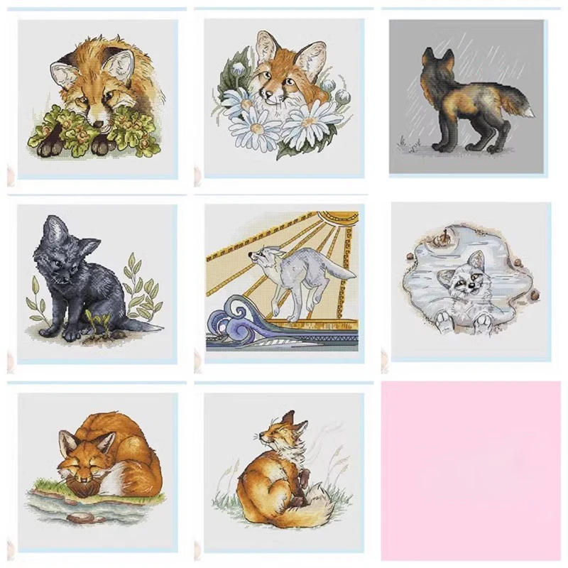 Description Picture 2 of item12332 Cross Stitch Kits Sets For Embroidery Cross-stitch Cross Stitch Complete Kit Stich Cross Stitch Set Needle Arts & Craft