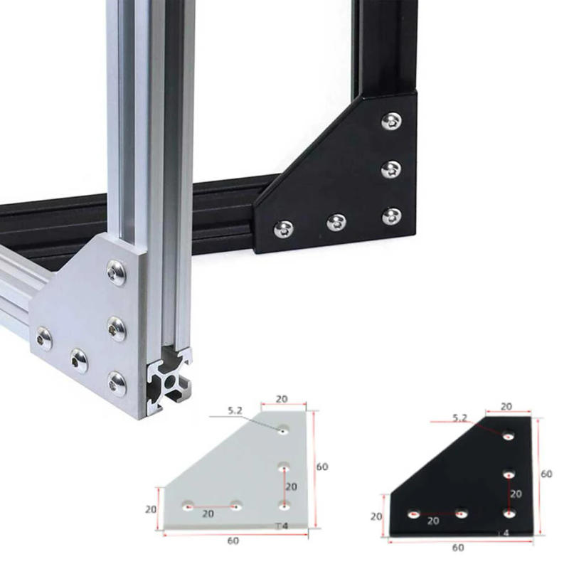 Description Picture 2 of itemSecure and Stable Jointing Solution for 2020 Aluminum Profile 90 Degree Joint Board Plate Corner Angle Bracket