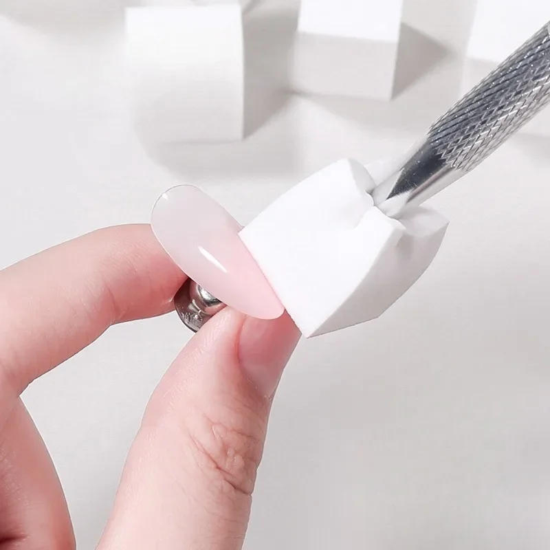 Description Picture 4 of itemNail Sponge Gradient Nail Tweezer Clip Gripping Sponge/Rhinestone Manicure Decorations Gripping Tool Stainless Steel