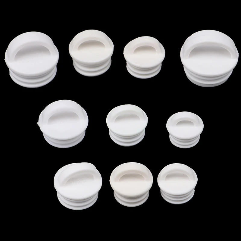 Description Picture 3 of item5Pcs White Mop Bucket Drain Stopper Silicone Water Stopper Drain Plug Cover Water-drop Design For Bathroom Kitchen Accessories