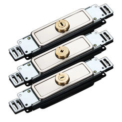 New Alloy Roller Shutter Door Lock Middle Bottom Hardware Roll Gate Lock with Key Thicken Anti-theft Locks Garage