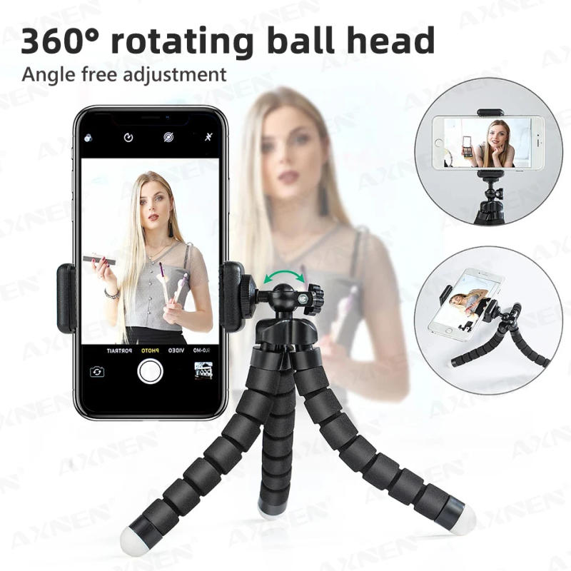 Description Picture 4 of itemSponge Tripod Octopus Bracket Universal Smartphone Tripod Mini Flexible Octopus Leg Mobile Phone Holder Stand for iPhone Samsung