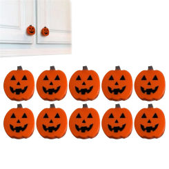 Pumpkin Cabinet Knobs Wooden Drawer Door Pull Kitchen Cupboard Door Handles Halloween Decorations Wardrobe Handles Hardware