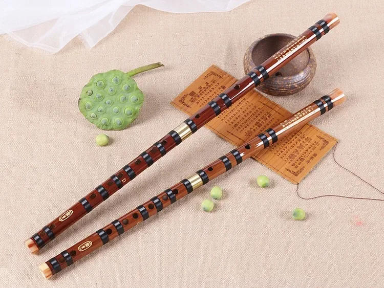 Description Picture 5 of itemHigh Quality Bamboo Flute Professional Woodwind Musical Instruments C D E F G Key Chinese Dizi Transversal Flauta 5 Colors new