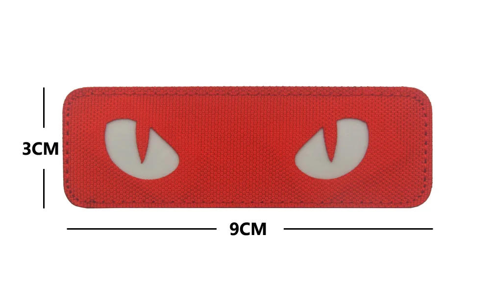 Description Picture 2 of itemLittle Monsters Cat's Eye Demon's Eye IR Reflective Morale Badge Magic Sticker Glow-in-the-Dark Armband Outdoor Pack  Sticker