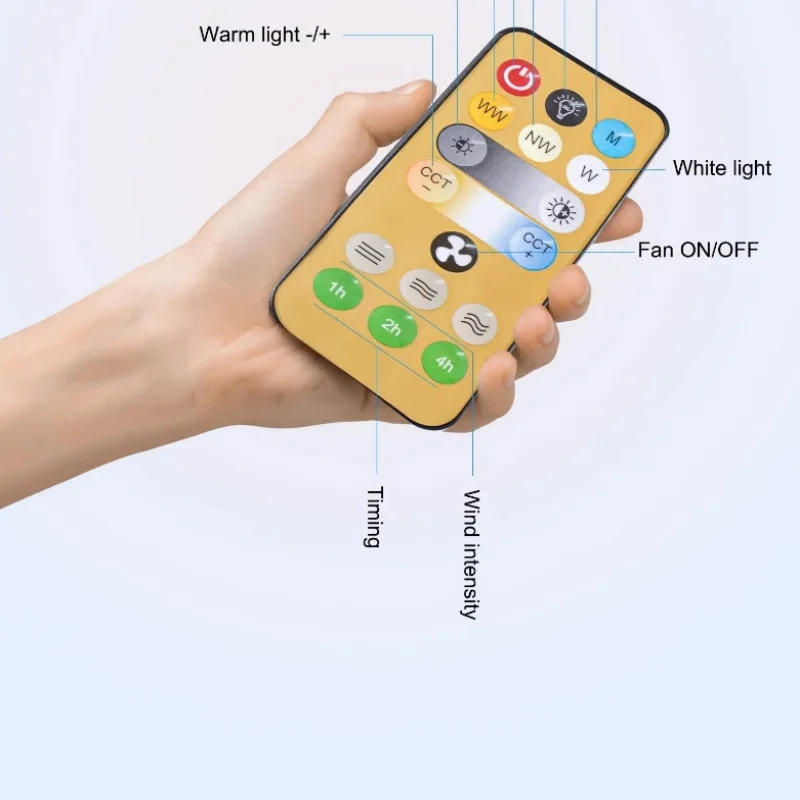 Description Picture 6 of itemLED Ceiling Fan with Remote Control LED Light Fan E27 Base Intelligent Silent ceiling fan light for Bedroom and Living Room