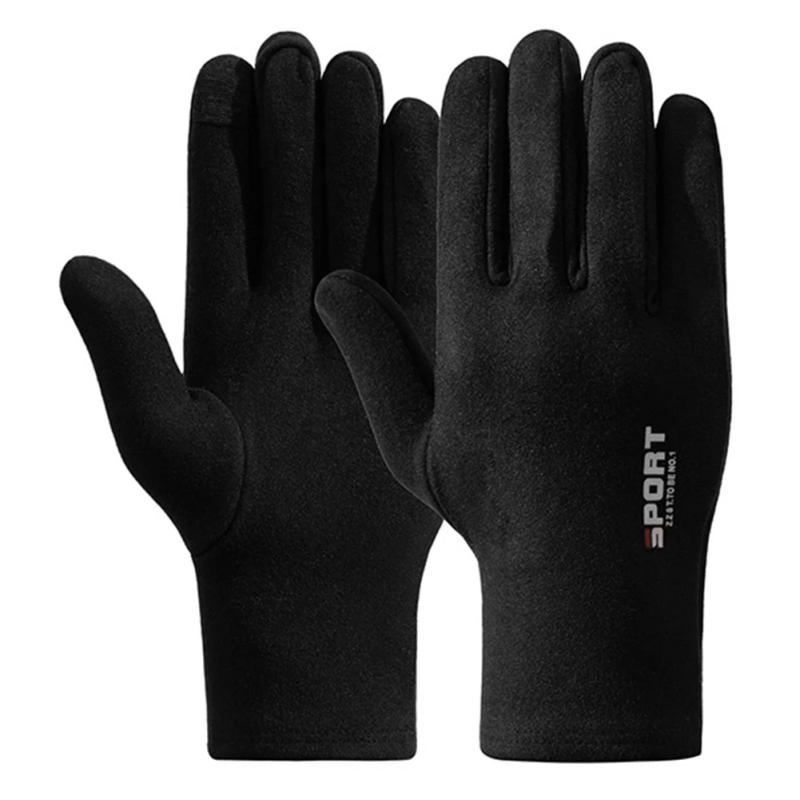 Description Picture 5 of itemWinter Motorcyclist Gloves Touch Screen Cycling Warm Gloves Windproof Bicycle Thermal Gloves for Running Cycling Driving
