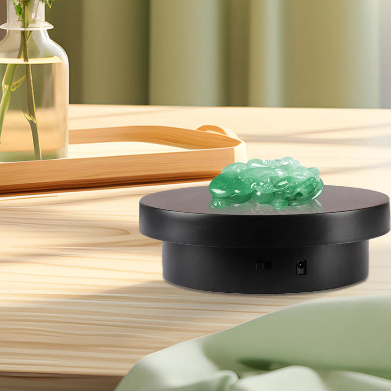 Description Picture 4 of itemRotating Display Stand Adjustable Direction Photo Props Electric Rotary Table for Watch Model Small Product Display Cosmetics