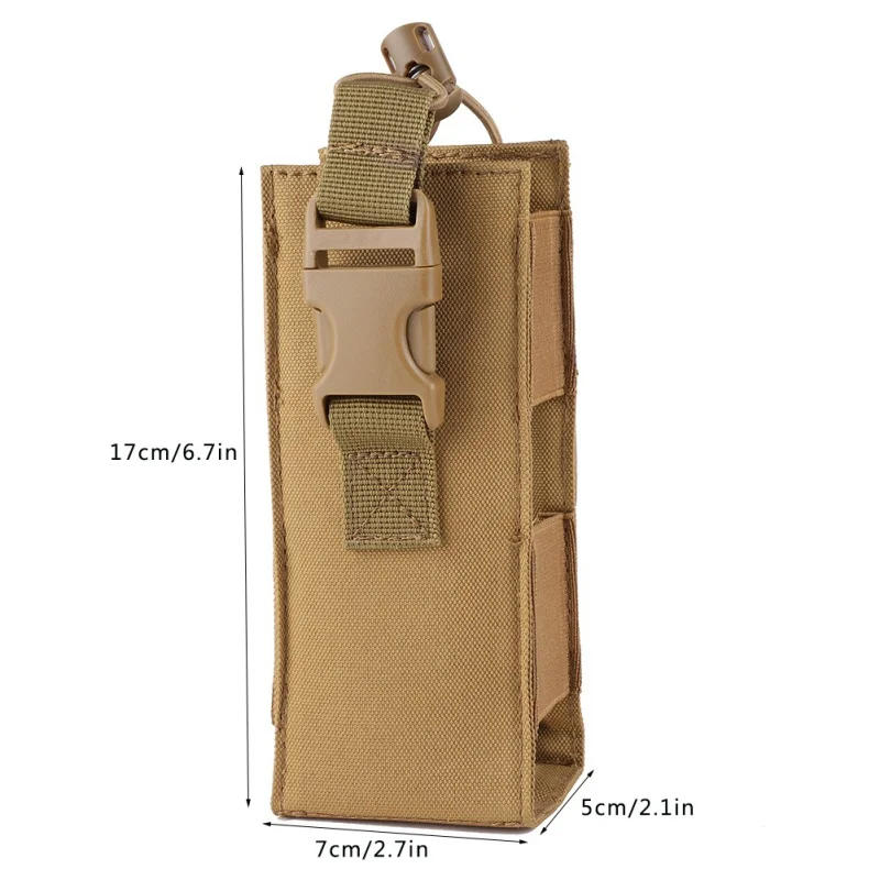Description Picture 2 of item700ml 600D Nylon Tactical Molle Water Bottle Pouch Military Canteen Cover Holster Outdoor Travel Kettle Bag Sport Waist Bag