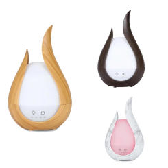 Air Humidifier 7 Color Aroma Essential Oil Diffuser Wood Aromatherapy Cool Mist Maker Fogger EU Plug